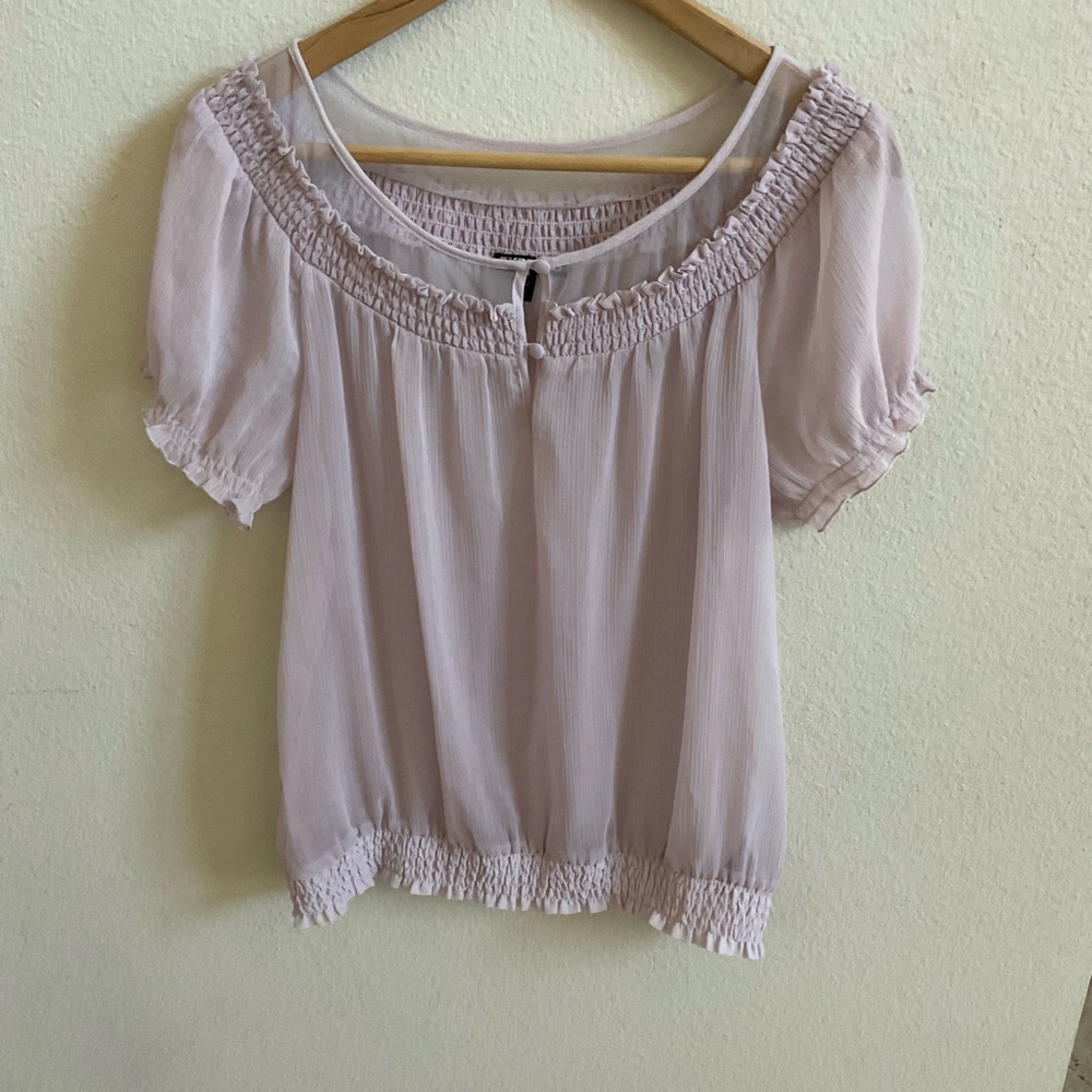 Express Top Lavender Size Medium